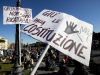 Italy covid Green Pass protests return to Rome and Milan