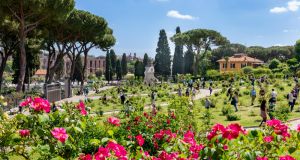 Rome opens rose garden in October