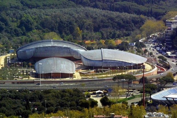 Villa Glori above the Auditorium Parco della Musica.