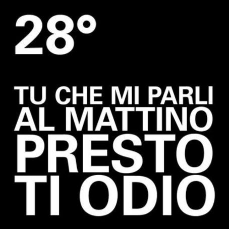 Mattino presto