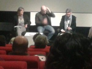 Susanna Pellis (left) and Lenny Abrahamson (centre)