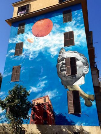 Major street art project in Rome
