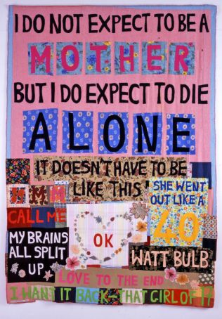 EMIN-I-do-not-expect-Appliquéd-blanket-2002-©the-artist-photo-Stephen-White.