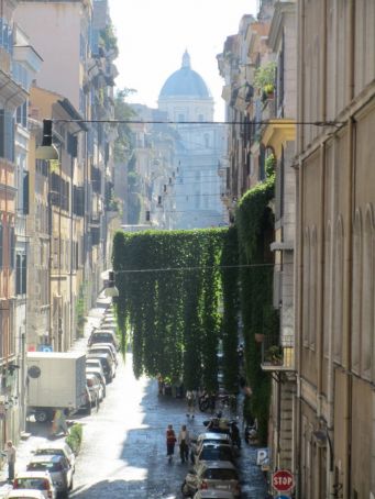 Via Panisperna in the Monti district, looking towards S. Maria Maggiore