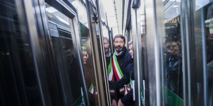 Rome mayor Ignazio Marino inaugurates Metro C last November