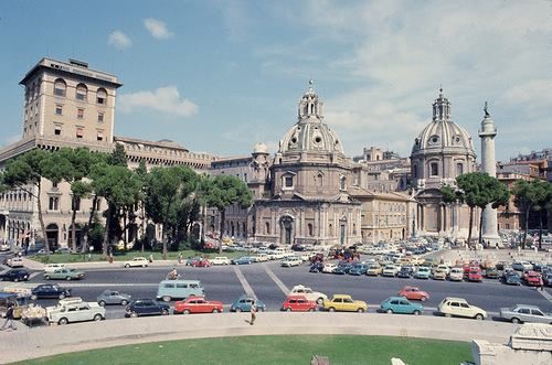 Piazza Venezia 40 years ago