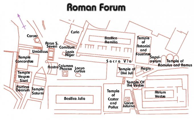 Roman forum Drawing by Ksenya Shapkina | Saatchi Art