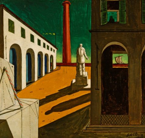 Enigma della partenza by Giorgio de Chirico