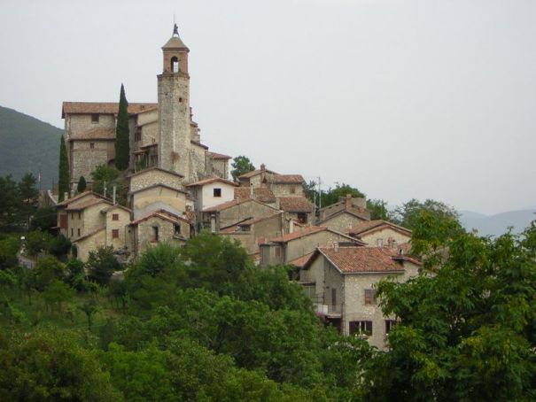 The village of Greccio.