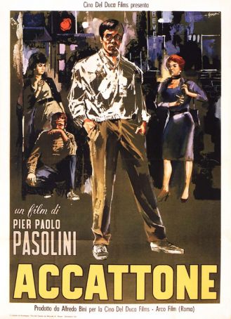 Movie poster for Accattone.