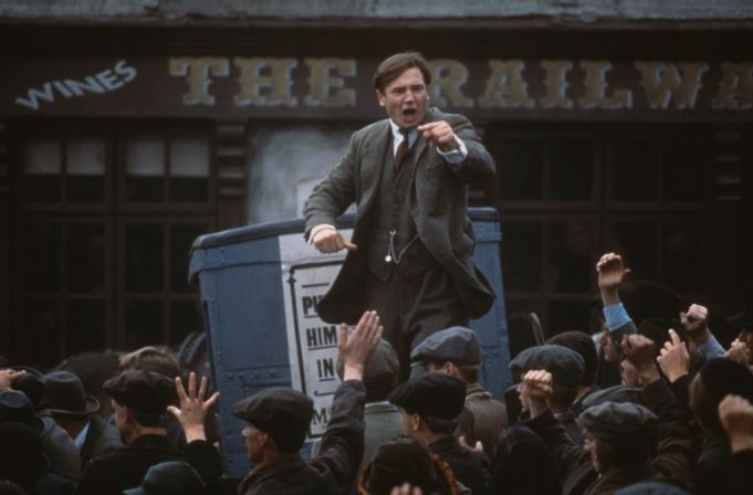 Liam Neeson in Michael Collins.