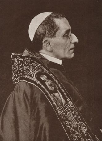 Pope Benedict XV was sympathetic to the Irish cause.