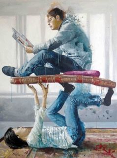 The Student by Fintan Magee at Galleria Varsi