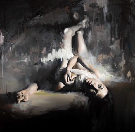 Gomez. Nox Omnibus Lucet - Untitle 1, Oil on canvas, 120x120 cm _ Galleria Varsi