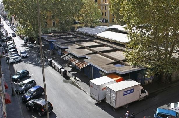 The old fruit and vegetable market in Piazza Testaccio.