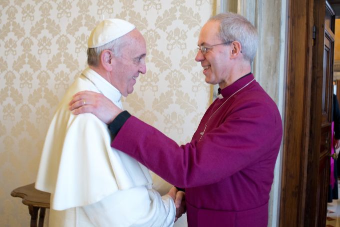 Pope Francis and Archbishop Justin Wekby have met several times.