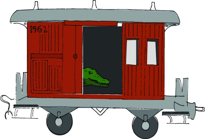 Coccodrillo can be a crocodile or a railway locomotive.