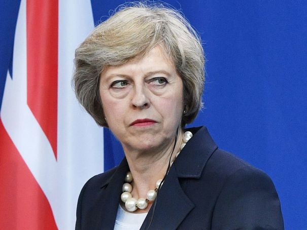 British prime minister Theresa May.