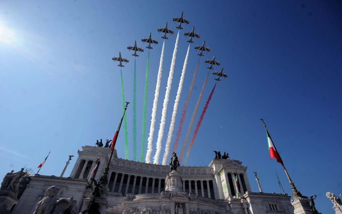 Frecce Tricolori. Photo La Presse.