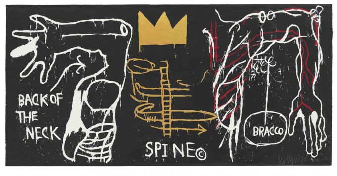 Back of the Neck was inspired by Basquiat's childhood accident.