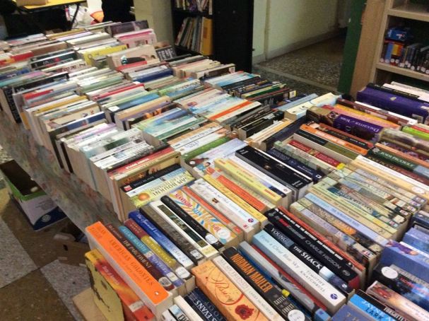 Summer book sale at S. Susanna Library