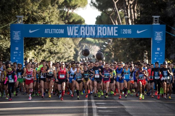We Run Rome marathon on New Year's Eve