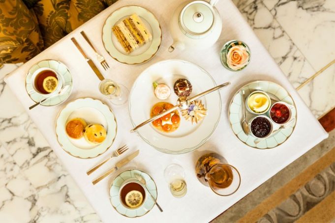 English afternoon tea at Rome's Hotel Eden