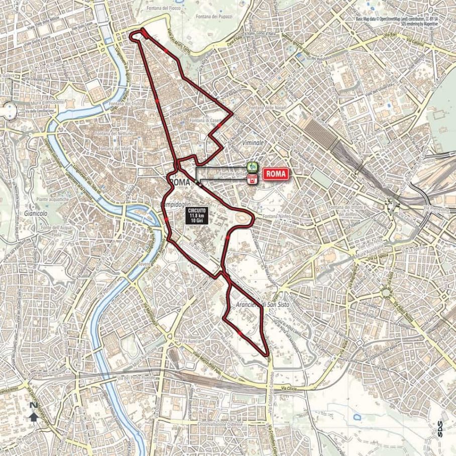 Giro d'Italia grand finale in Rome Wanted in Rome