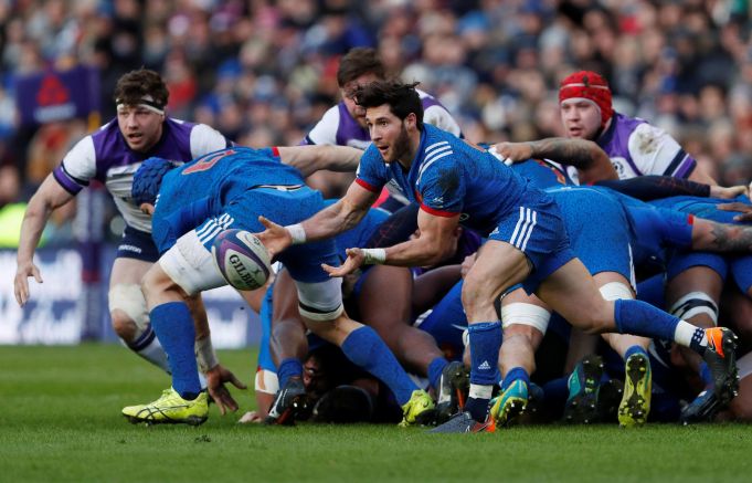 Italy vs France in Six Nations rugby in Rome