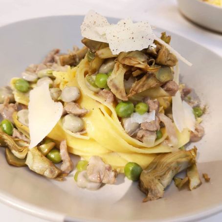 Rome recipe: Pappardelle with Lamb Ragù and Vignarola