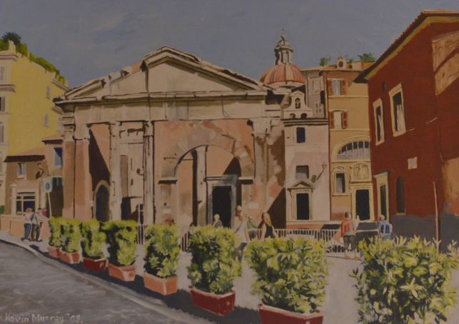 Kevin Murray: Open Studio of Rome paintings