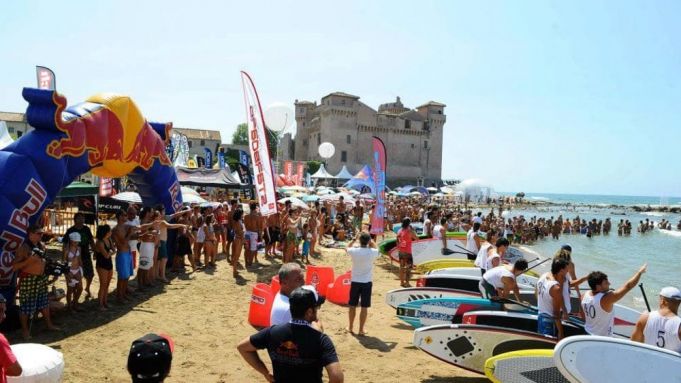 Italia Surf Expo at S. Severa beach near Rome