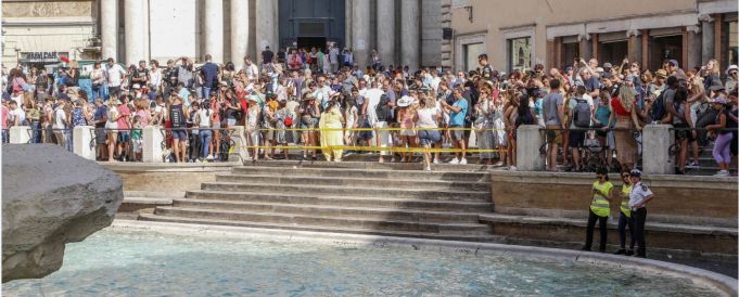 Rome limits tourist access to Trevi Fountain