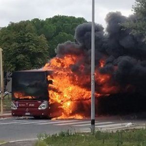 Rome bus on fire: number 24 this year