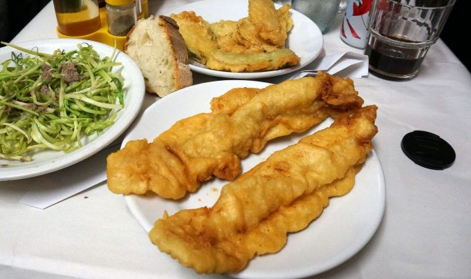 Filetti di baccalà: Rome's deep-fried cod fillets