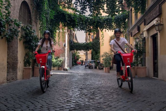 Bike sharing in Rome: Good start for Uber Jump