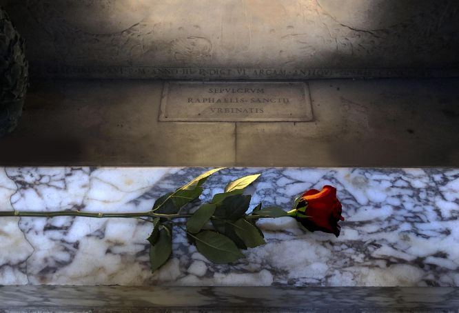 Rome remembers Raphael with roses in 2020