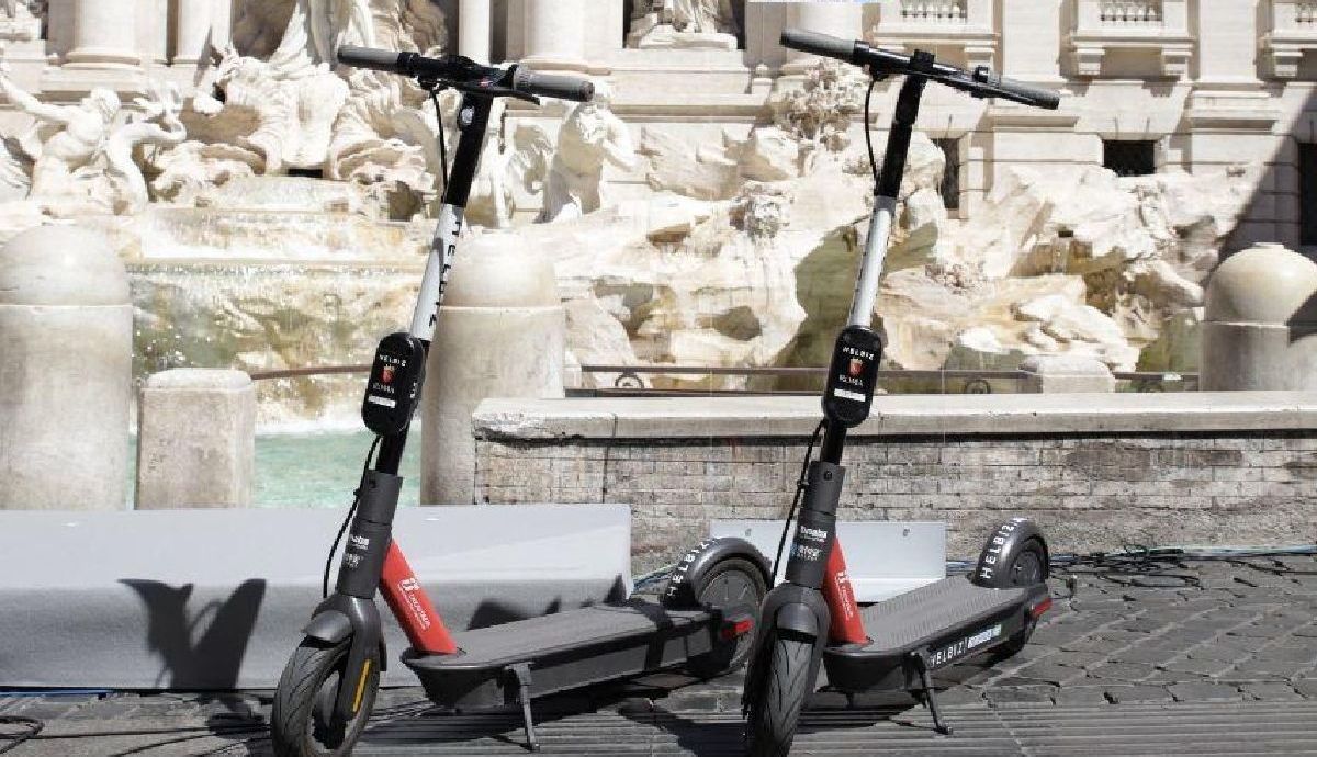 Rome launches 1,000 Helbiz electric scooters - Wanted in Rome