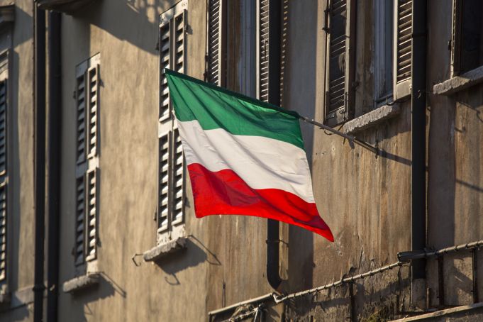 The history of the Italian national flag