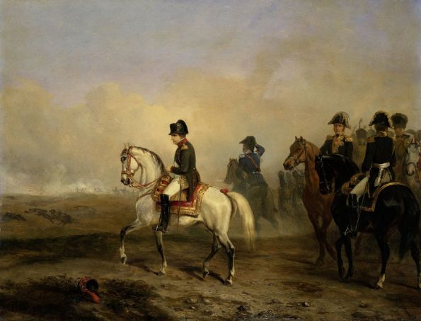Napoleon on his horse