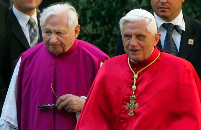 Emeritus Pope Benedict in Germany with sick brother