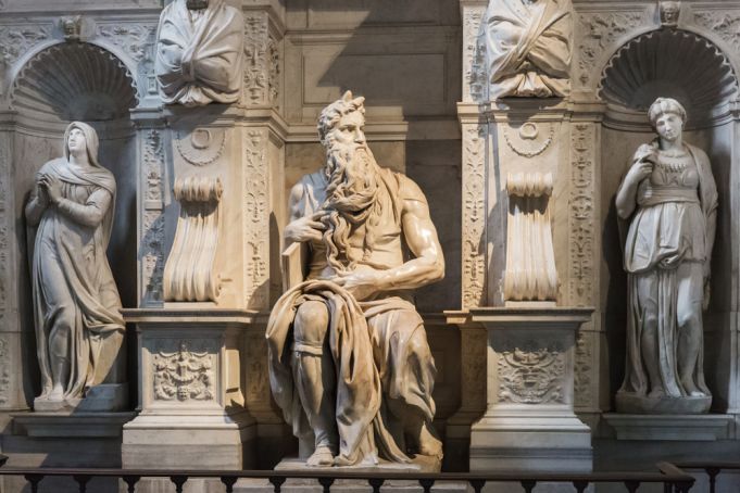 Michelangelo's magnificent Moses in Rome