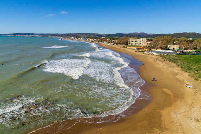 Aerial view of Santa Severa