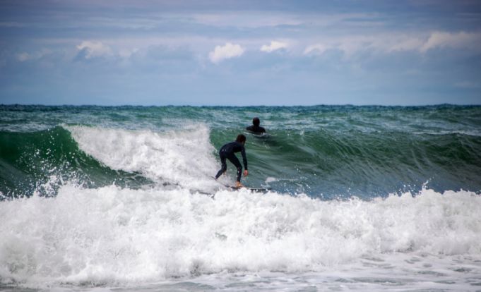 Surfing in Liguria