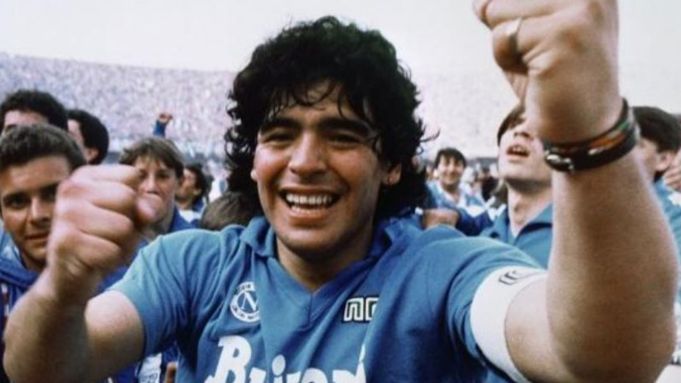 Italy pays tribute to football legend Diego Maradona