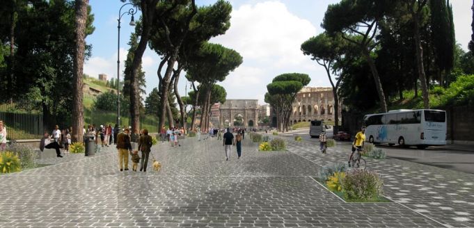 Rome bike path to link Colosseum and Circus Maximus