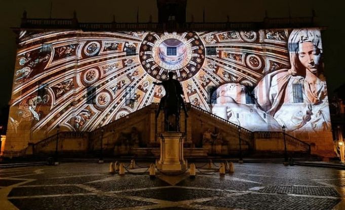 Rome lights up landmarks to celebrate 2,774 years of history and culture