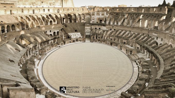 Italy unveils winning floor design for Colosseum arena