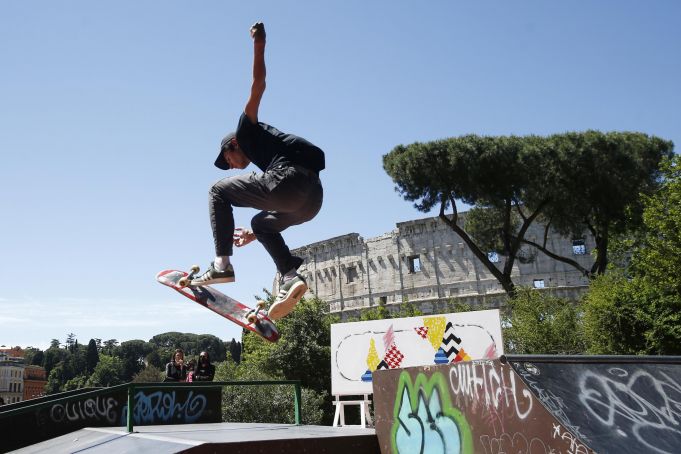 Rome hosts Street Skateboarding World Championships