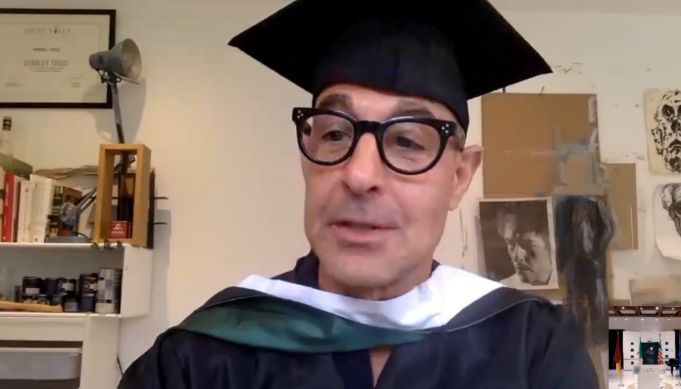 The American University of Rome awards Honorary Doctorate to Stanley Tucci
